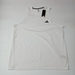 Adidas Men's Aeroready Logo Tank Top Size XL Slim Fit IC6947